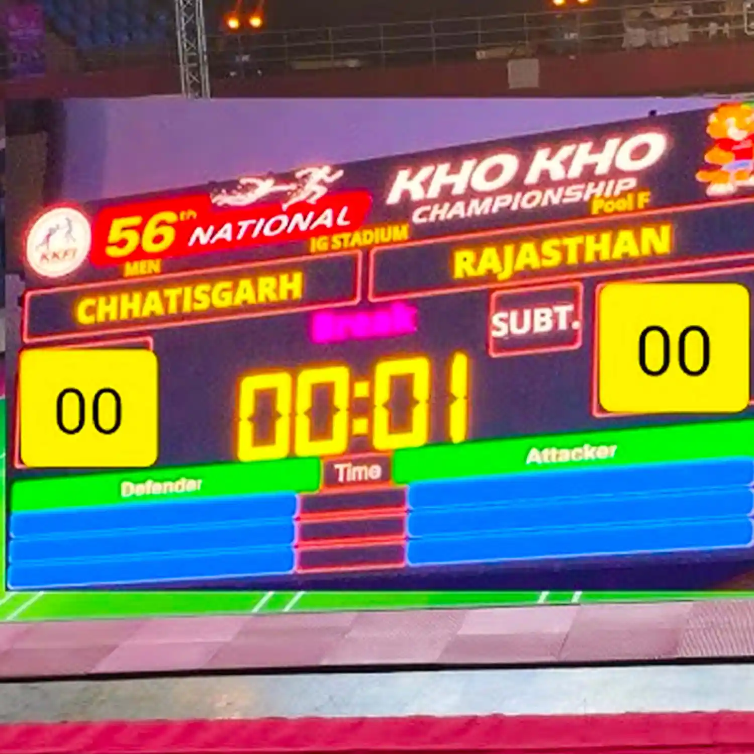 Kho Kho Scoreboard